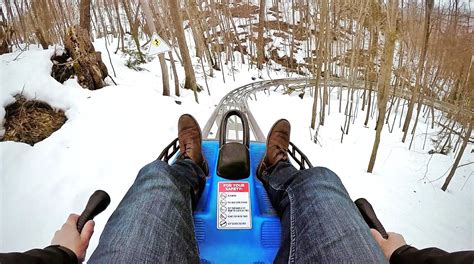 blue mountain roller coaster winter — Out With Ryan