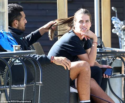 Nick Kyrgios and Ajla Tomljanovic get cosy!