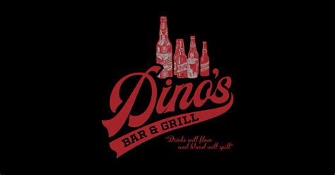 Dino's Bar and Grill - Thin Lizzy - Sticker | TeePublic