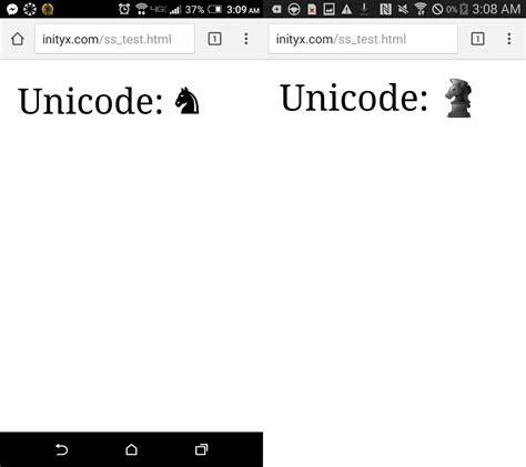 mobile - Samsung Android phone rendering chess unicode as Emoji? - User ...