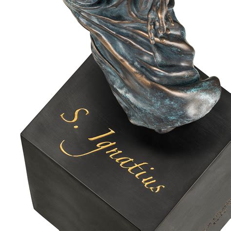 St. Ignatius of Loyola Statue in Bonded Bronze, 15-inch tall