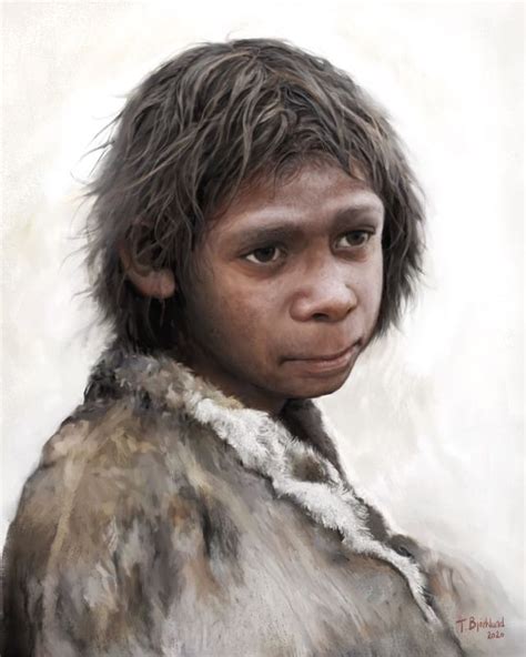 Tom Björklund en Instagram: “Neanderthal boy. #painting #illustration #palaeolithic #pleistocene ...