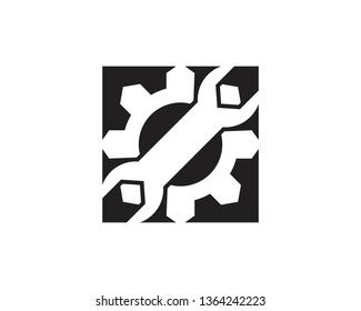 Auto Service Logo Vector Stock Vector (Royalty Free) 1364242223 ...