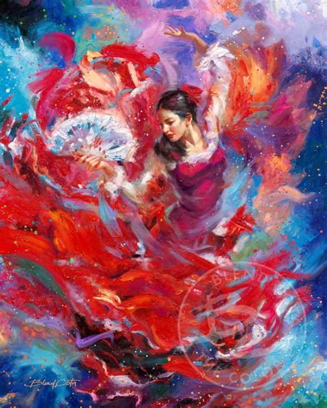 Flamenco Dancer by Blend Cota – CV Art and Frame