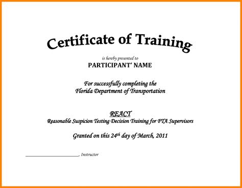002 Free Printable Training Certificates Templates Pdf Sales with ...