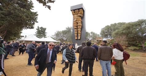 Colossal Atlas statue returns to Temple of Zeus in Sicily, following extensive reconstruction ...