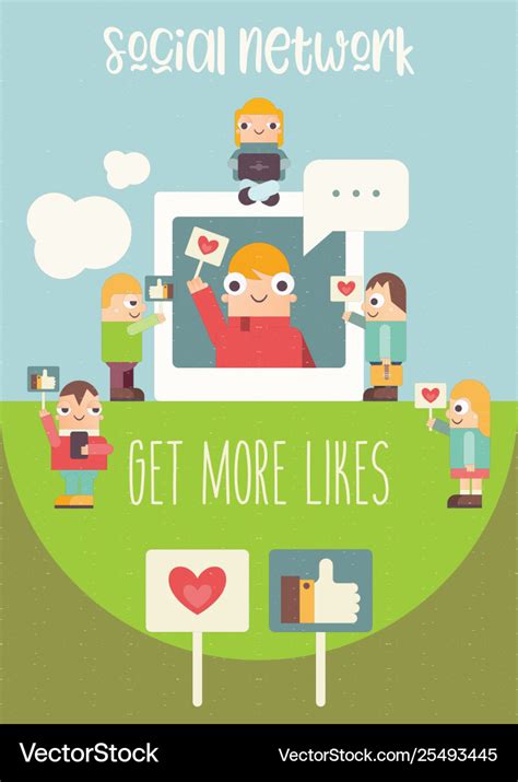 Social media poster Royalty Free Vector Image - VectorStock