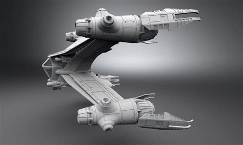 Babylon 5 Starfury Scale model 3D model 3D printable | CGTrader