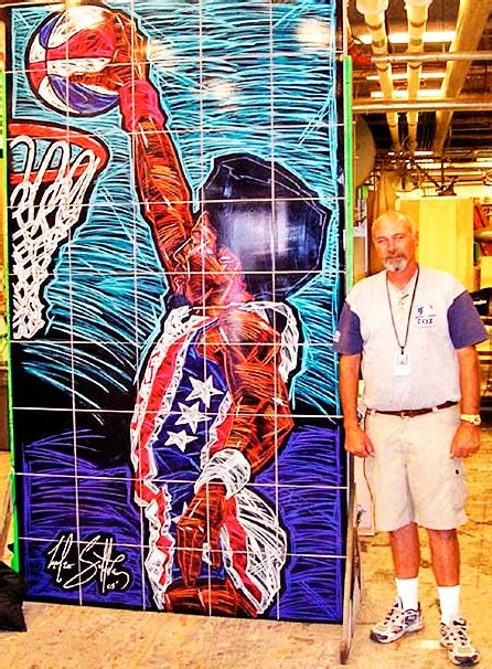 Basketball Wall Mural - Images In Tile USA