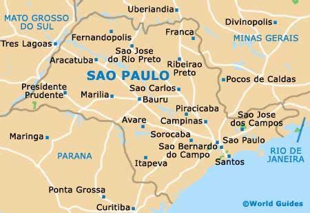 Sao Paulo Orientation and Maps: Sao Paulo, Brazil | Sao paulo, Map, State history