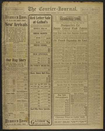 Louisville courier-journal.(The): 1908-05-17 : Louisville courier ...