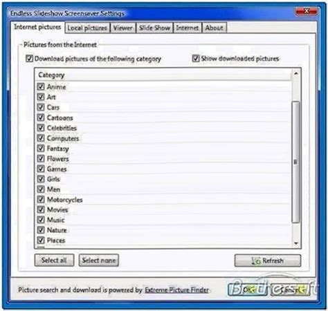 Endless Slideshow Screensaver 1.5.1 - Download-Screensavers.biz