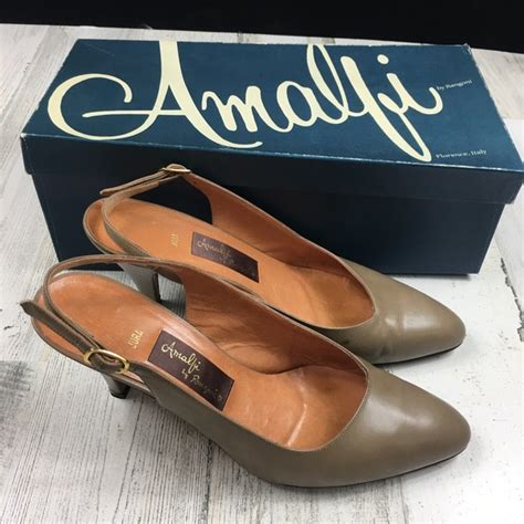 Amalfi | Shoes | Vintage Amalfi By Rangoni Slingback Heels | Poshmark