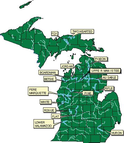 Dnr Michigan Lake Maps - China Map Tourist Destinations