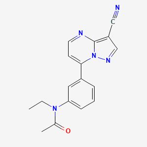 Zaleplon | C17H15N5O | CID 5719 - PubChem