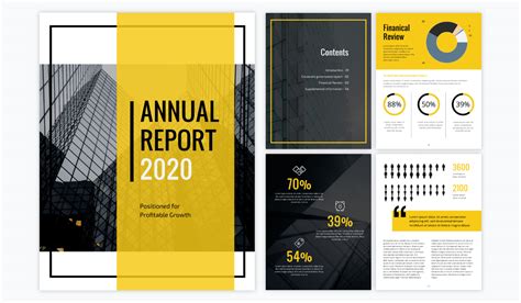 Annual Report Design Cover – Gambaran