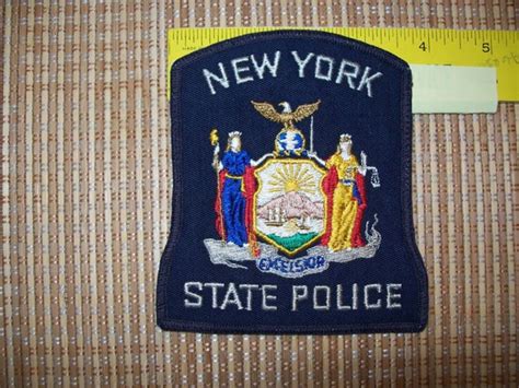 New York State Police Uniform Patch Vintage | Etsy