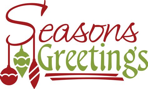 Celebrate the Holidays with Seasons Greetings Graphics