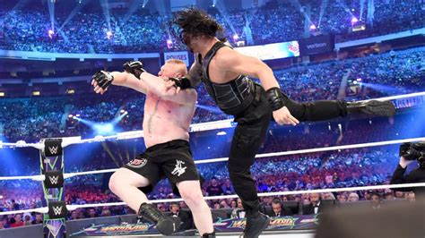 Wrestlemania 34 ~ Roman Reigns vs Brock Lesnar - wwe foto (41294227 ...