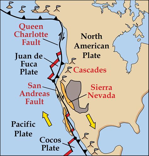 Tectonic Plate Boundaries Map | My XXX Hot Girl