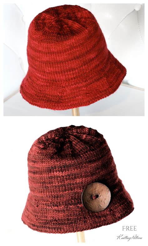 Knit Bucket Hat Free Knitting Pattern - Knitting Pattern