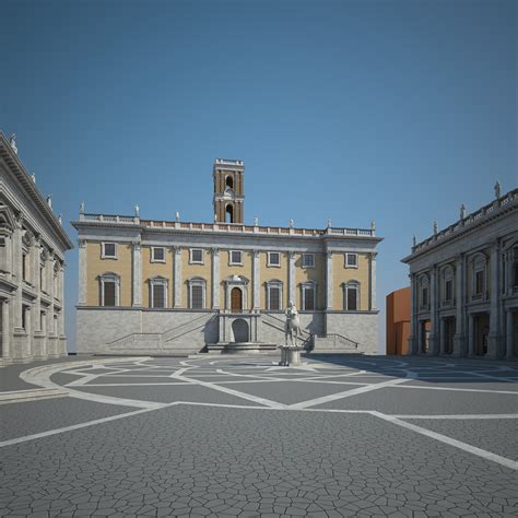 3d model capitoline hill