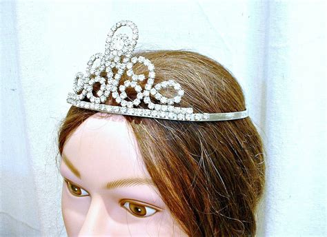 Antique Art Deco Bridal Tiara 1920s Headpiece Rhinestone | Etsy