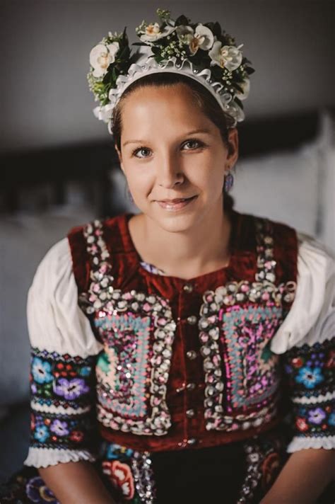 Slovak-folk-costumes: bride, Slovensko/SLOVAKIA | Folk outfit, National ...