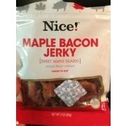 Nice! Maple Bacon Jerky: Calories, Nutrition Analysis & More | Fooducate