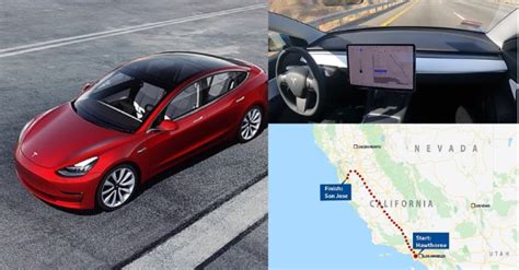 (Video) Tesla Model 3 Self-Drives Itself For 358 Miles With No Human-Intervention