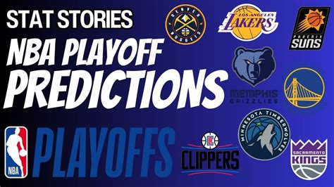 NBA Playoff Predictions - Part 2 (Western Conference Playoffs Round 1 ...