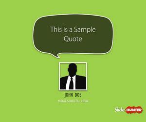 Free Quotes PowerPoint Layout Template