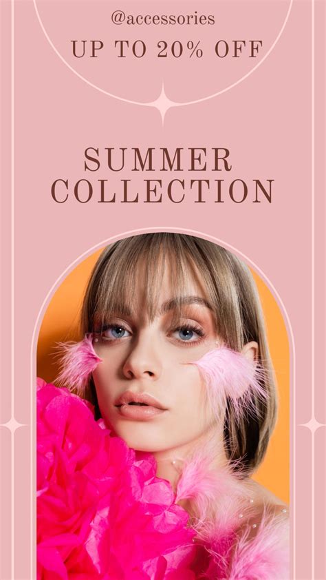 Summer Collection Announcement Online Instagram Story Template - VistaCreate