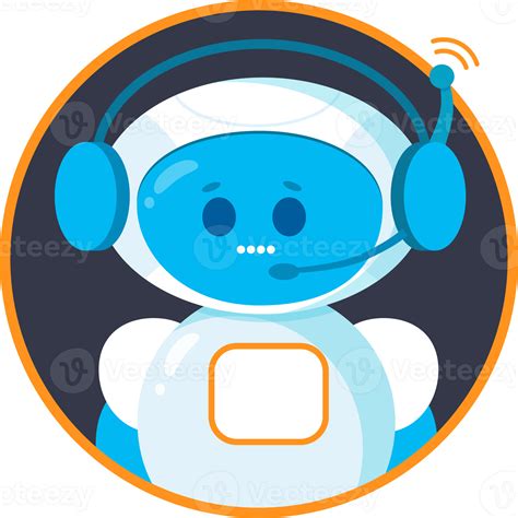 Chatbot icon. Cute smiling robot. Cartoon character illustration ...