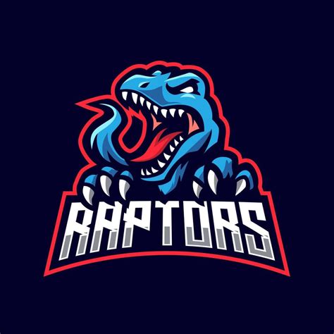 raptor mascot logo gaming illustration vector 12606039 Vector Art at Vecteezy