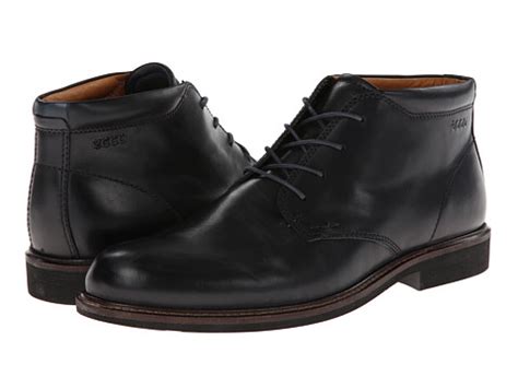 ECCO Findlay Chukka Boot Black/Marine Review - Men's Chukka Boots