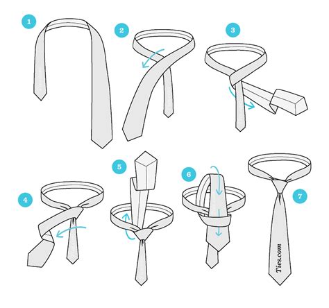 The Easiest Way to Tie a Tie | Ties.com | Nó de gravata, Tipos de nó de ...