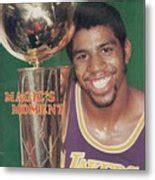 Los Angeles Lakers Earvin Magic Johnson, 1980 Nba Finals Sports Illustrated Cover Canvas Print ...