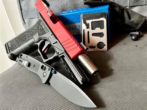 Glock 17 Complete Custom Slide USMC RED Cerakote Gen 3 G17 9mm Upper +FREE KNIFE | eBay