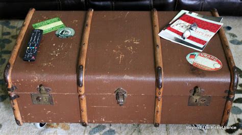 Beyond The Picket Fence: Vintage Travel Trunk