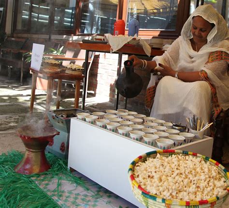 Serving Ethiopian coffee | Mrs Elsa is serving Ethiopian cof… | Flickr