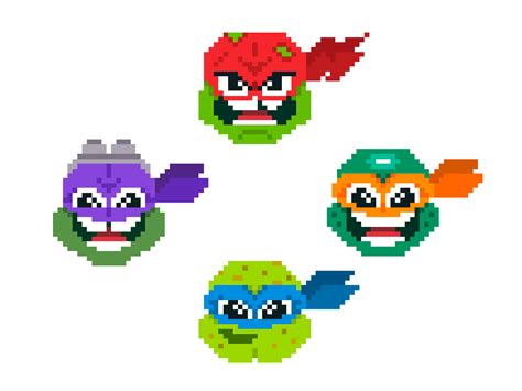 TMNT Pixel Art by John Trivelli on Dribbble