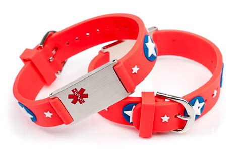 Allergy Medical alert ID bracelet kids - Icetags