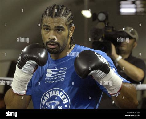 Boxing - David Haye Work Out - Haymaker Boxing Gym Stock Photo - Alamy