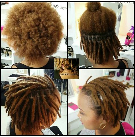 The Locking Process Short Dreads, Short Locs Hairstyles, Natural Afro ...