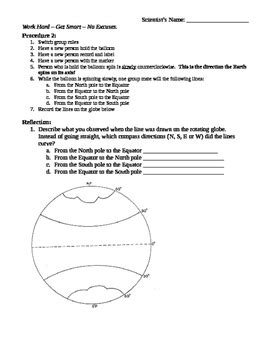 Earth Science Coriolis Effect Worksheet