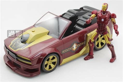 New Arrival The Avengers Iron Man 2 High-quality PVC Racing Car Toy ...