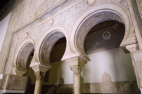 Alcazar Of Seville Architecture Historical Seville Photo Background And ...