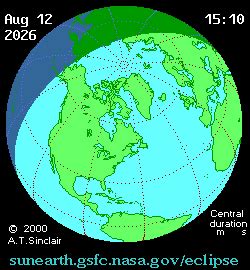 NASA - Total Solar Eclipse of 2026 Aug 12