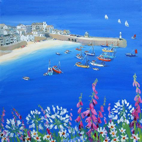 St Ives Harbour View - Original Artwork - Judi Trevorrow - Cornwall Art Galleries | Живо ...